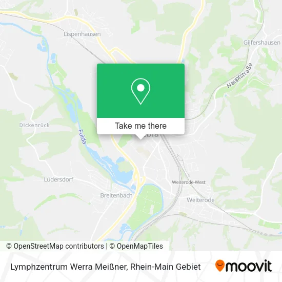 Карта Lymphzentrum Werra Meißner