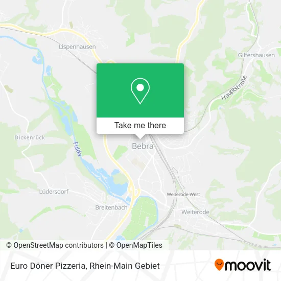 Карта Euro Döner Pizzeria