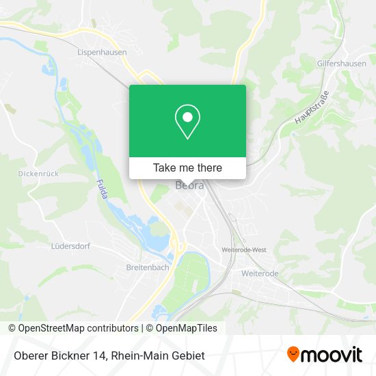 Карта Oberer Bickner 14