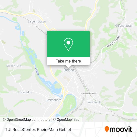 Карта TUI ReiseCenter