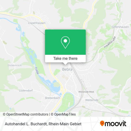 Карта Autohandel L. Buchardt