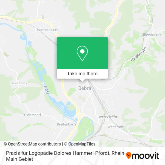 Карта Praxis für Logopädie Dolores Hammerl-Pfordt