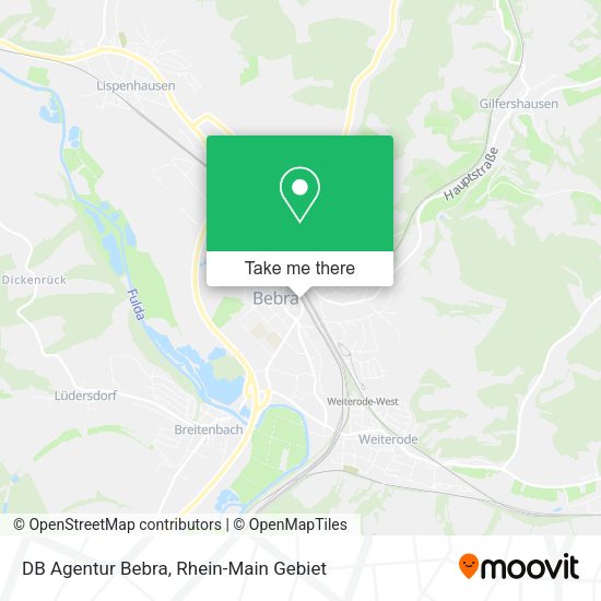 Карта DB Agentur Bebra