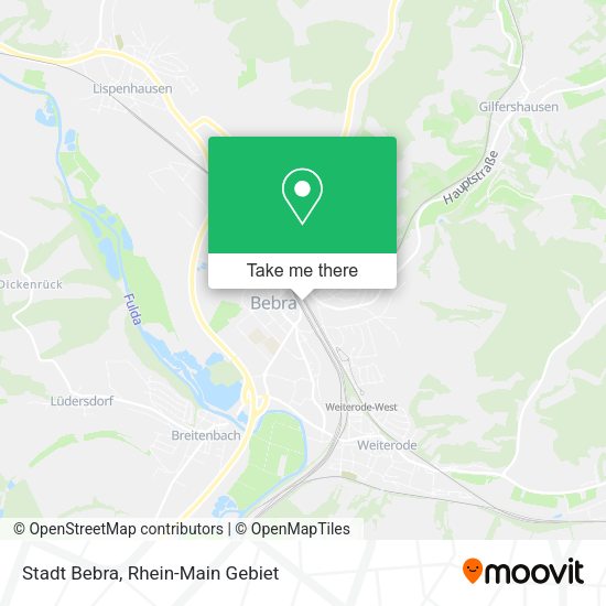 Stadt Bebra map