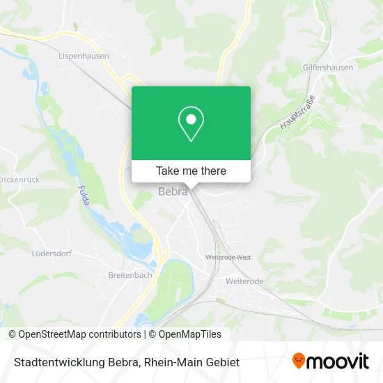 Карта Stadtentwicklung Bebra