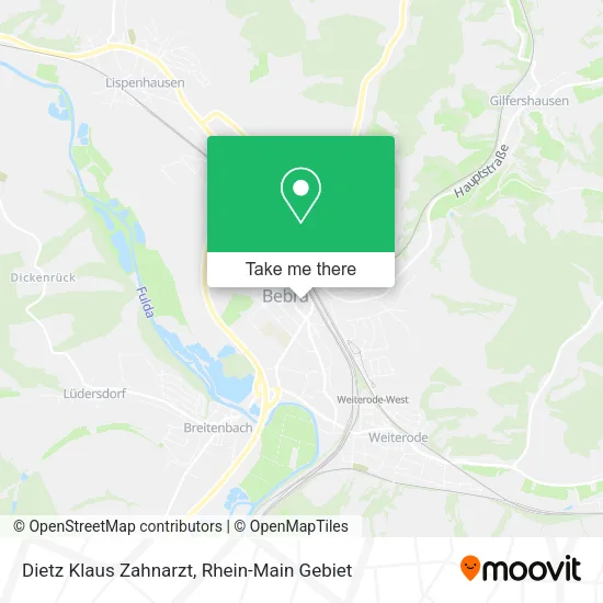 Карта Dietz Klaus Zahnarzt