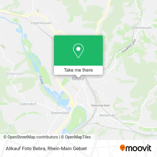 Карта Allkauf Foto Bebra