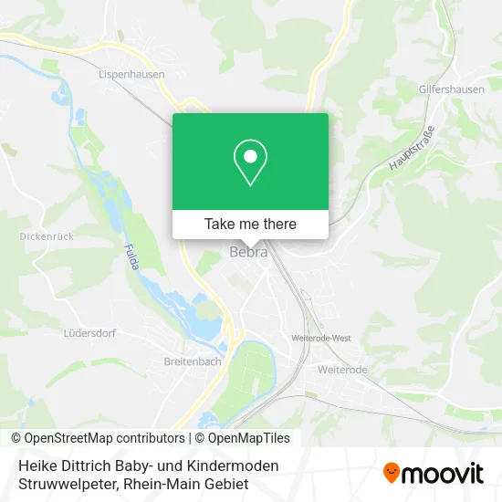 Карта Heike Dittrich Baby- und Kindermoden Struwwelpeter