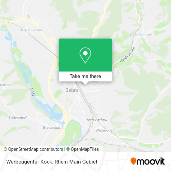 Карта Werbeagentur Köck