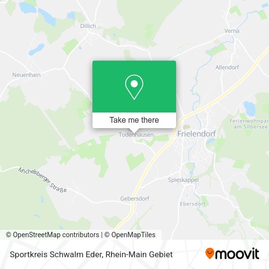 Карта Sportkreis Schwalm Eder