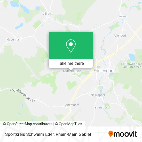 Карта Sportkreis Schwalm Eder