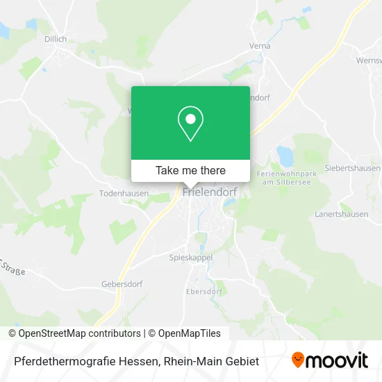 Карта Pferdethermografie Hessen