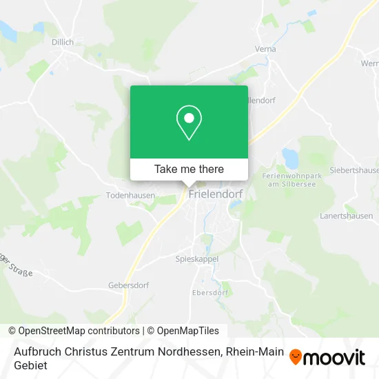 Карта Aufbruch Christus Zentrum Nordhessen