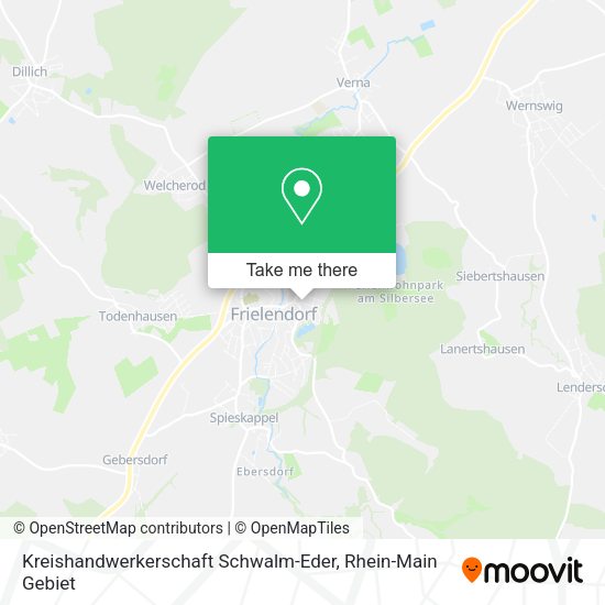 Карта Kreishandwerkerschaft Schwalm-Eder