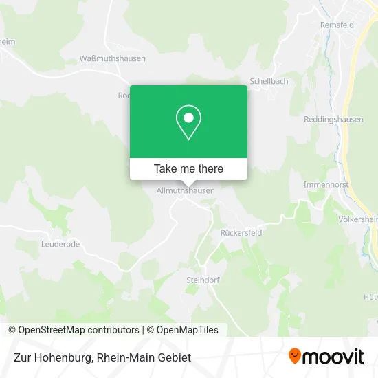Карта Zur Hohenburg