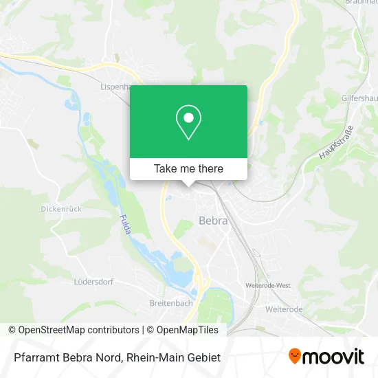 Карта Pfarramt Bebra Nord