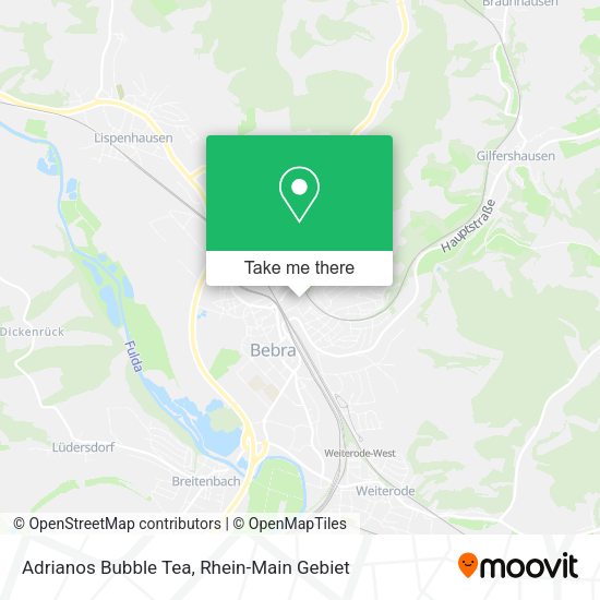 Карта Adrianos Bubble Tea