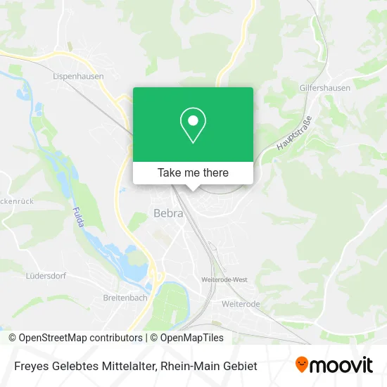 Карта Freyes Gelebtes Mittelalter