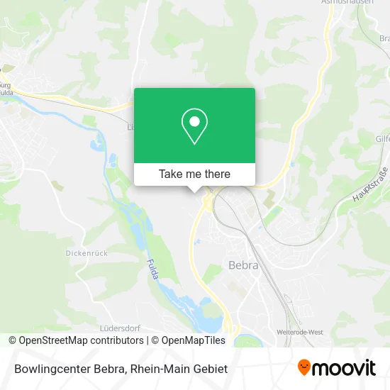 Карта Bowlingcenter Bebra