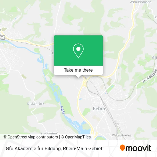 Карта Gfu Akademie für Bildung