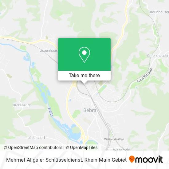 Карта Mehmet Allgaier Schlüsseldienst