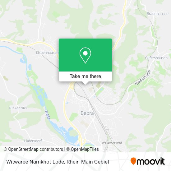 Карта Witwaree Namkhot-Lode