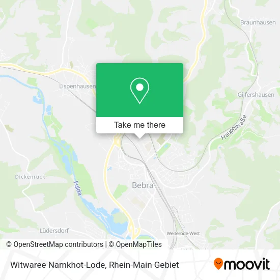 Карта Witwaree Namkhot-Lode