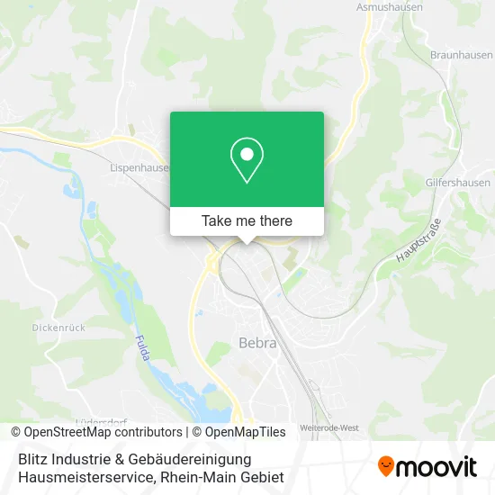 Blitz Industrie & Gebäudereinigung Hausmeisterservice map