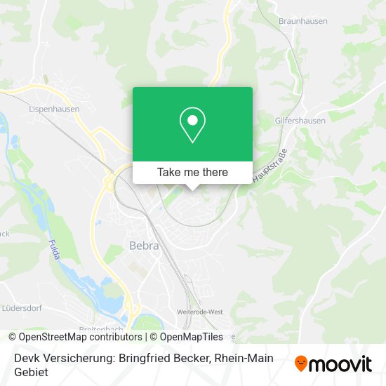Карта Devk Versicherung: Bringfried Becker