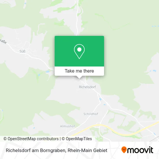 Карта Richelsdorf am Borngraben