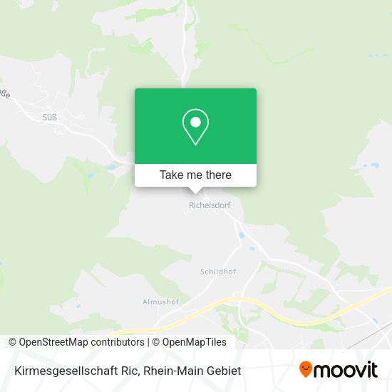 Карта Kirmesgesellschaft Ric