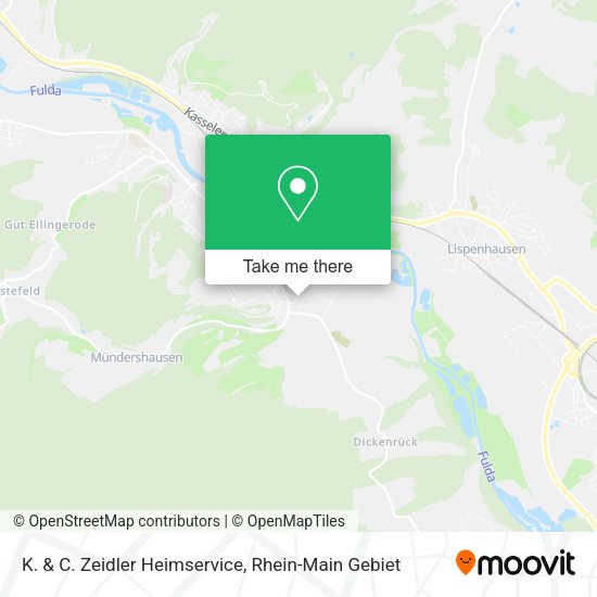 Карта K. & C. Zeidler Heimservice