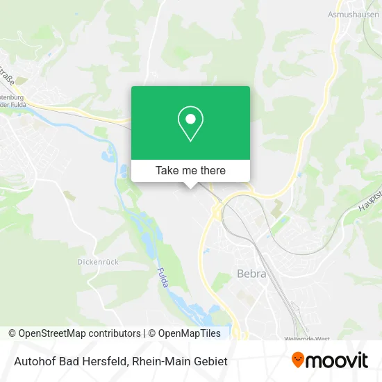 Карта Autohof Bad Hersfeld