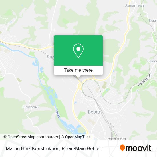 Карта Martin Hinz Konstruktion