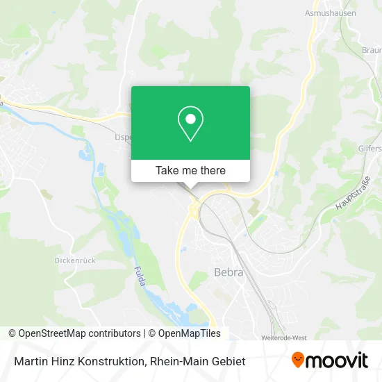 Карта Martin Hinz Konstruktion