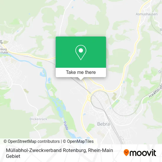 Карта Müllabhol-Zweckverband Rotenburg
