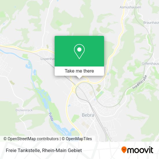 Карта Freie Tankstelle