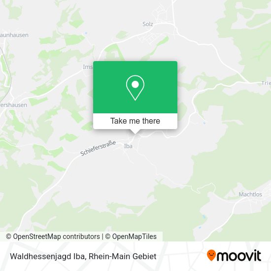 Карта Waldhessenjagd Iba