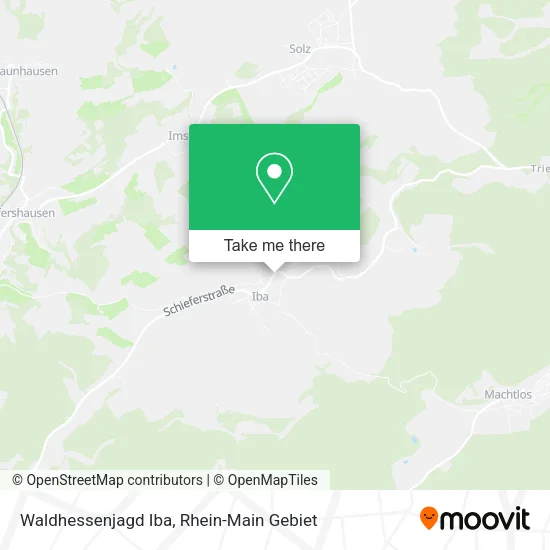 Карта Waldhessenjagd Iba