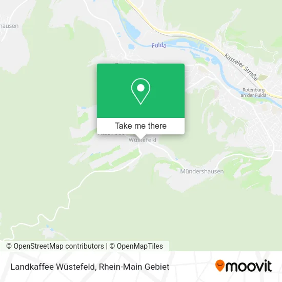 Карта Landkaffee Wüstefeld