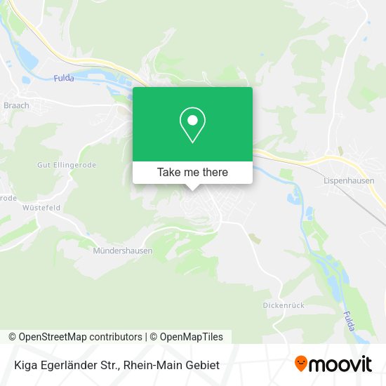 Карта Kiga Egerländer Str.