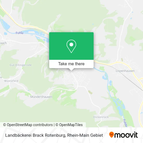 Карта Landbäckerei Brack Rotenburg