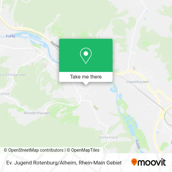 Карта Ev. Jugend Rotenburg/Alheim