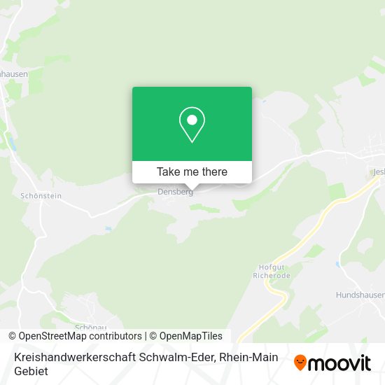 Карта Kreishandwerkerschaft Schwalm-Eder