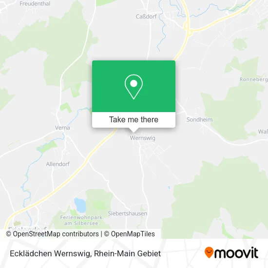 Карта Ecklädchen Wernswig