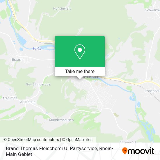 Карта Brand Thomas Fleischerei U. Partyservice