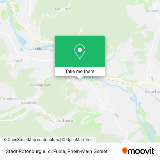 Карта Stadt Rotenburg a. d. Fulda