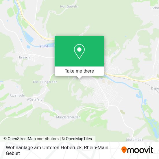 Карта Wohnanlage am Unteren Höberück
