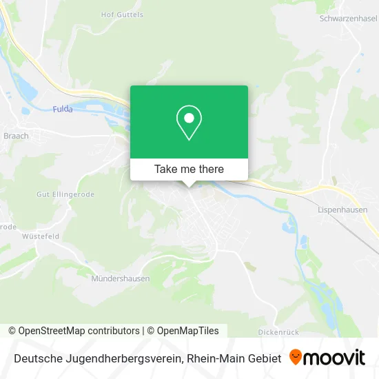 Карта Deutsche Jugendherbergsverein