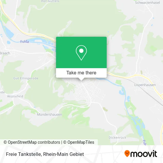 Карта Freie Tankstelle